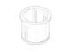 DORNBRACHT-Haube-Huelse-ERSATZTEILE-091840085-D-28-8-x-24-5-mm-09184008590 gallery number 1